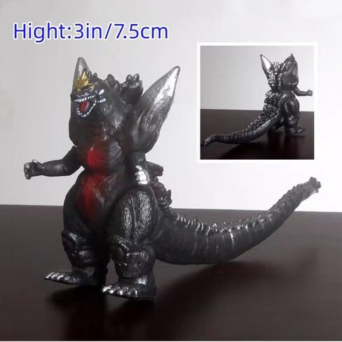 The King of Monster Toys Movable Joint Action Figures, Mini Dinosaur Playsets Kids Birthday Gifts Cake Toppers Pack (Pack of 8 Gold) in Saudi Arabia