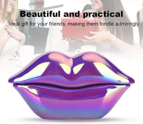 wx-3016 Creative Lip Telephone,Unique Vintage Decoration Wired Landline with Number Storage Function,Flocking Retro Sexy Landline,for Home/Hotel/Office Decor,for Gifts in Saudi Arabia