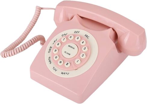 wx-3016 Creative Lip Telephone,Unique Vintage Decoration Wired Landline with Number Storage Function,Flocking Retro Sexy Landline,for Home/Hotel/Office Decor,for Gifts in Kuwait
