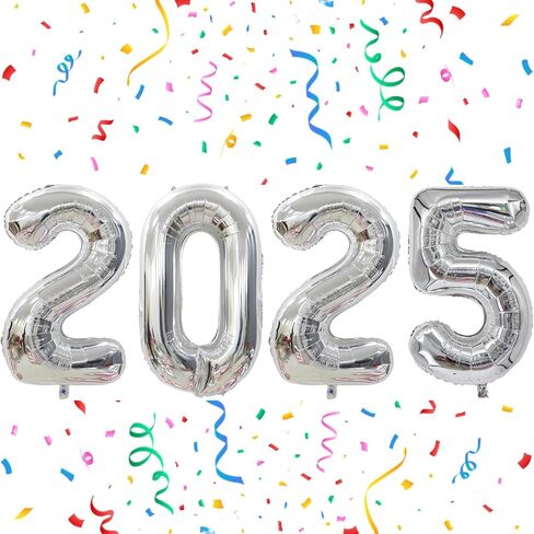 2025 Balloons, 16 Inch 2025 Graduation Balloons, 2025 Red Number Balloons for Graduation Decorations, 2025 Graduation Foil Balloons for Graduation Decorations Class of 2025, Graduation Party Supplies in Saudi Arabia