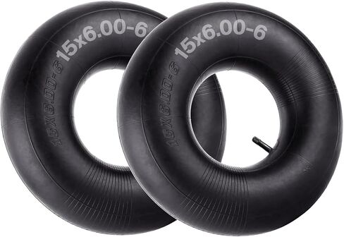 4.10/3.50-4" Replacement Tire Inner Tubes, 2 Pack Heavy Duty 4.10 3.50-4/410/350-4 Tube with Bent Valve Stem for Wheelbarrows, Lawn Mowers, Hand Trucks, 4" Cart, Tractors, Golf Cart, Dolly, Trailers in Saudi Arabia