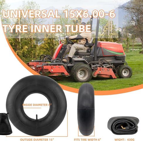4.10/3.50-4" Replacement Tire Inner Tubes, 2 Pack Heavy Duty 4.10 3.50-4/410/350-4 Tube with Bent Valve Stem for Wheelbarrows, Lawn Mowers, Hand Trucks, 4" Cart, Tractors, Golf Cart, Dolly, Trailers in Saudi Arabia