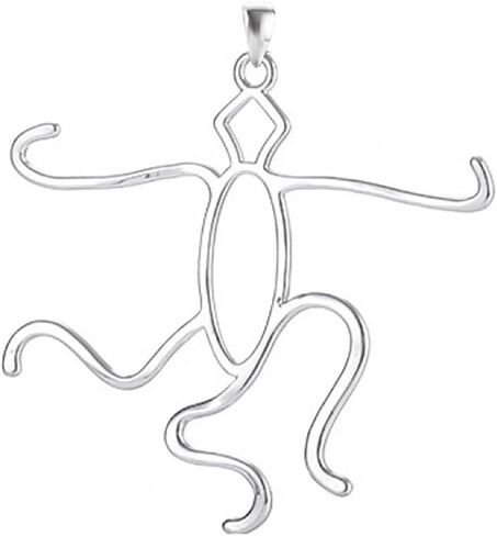 S925 Sterling Silver Silver غير منتظم الأحجار الكريمة مخلب وضع قلادة Cabochon سحر قلادة فارغة لمجوهرات قلادة DIY لصنع لوازم in Kuwait