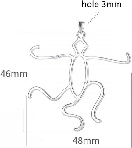S925 Sterling Silver Silver غير منتظم الأحجار الكريمة مخلب وضع قلادة Cabochon سحر قلادة فارغة لمجوهرات قلادة DIY لصنع لوازم in Kuwait