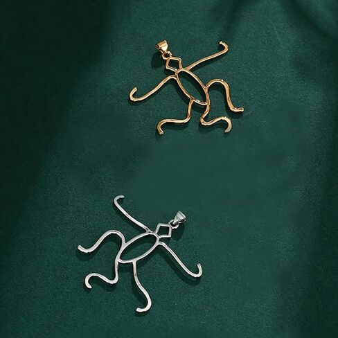 S925 Sterling Silver Silver غير منتظم الأحجار الكريمة مخلب وضع قلادة Cabochon سحر قلادة فارغة لمجوهرات قلادة DIY لصنع لوازم in Kuwait