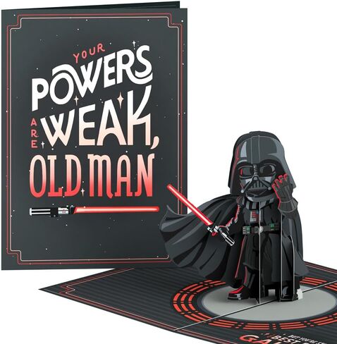 Lovepop Star Wars™ Darth Vader™: Best Dad in the Galaxy Pop Up Card, 5x7-3D Father's Day Greeting Card, Celebration Cards, Pop-Up Birthday Card for Dad, Star Wars Birthday Card in Saudi Arabia