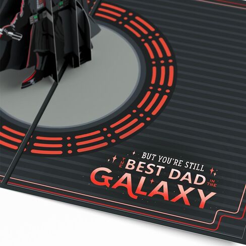Lovepop Star Wars™ Darth Vader™: Best Dad in the Galaxy Pop Up Card, 5x7-3D Father's Day Greeting Card, Celebration Cards, Pop-Up Birthday Card for Dad, Star Wars Birthday Card in Saudi Arabia