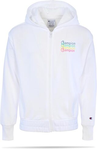 سويت شيرت Champion Kids Clothing للفتيات سويت شيرت بقلنسوة من الصوف التراثي للشباب مع غطاء للرأس (أسود، كبير) in Saudi Arabia