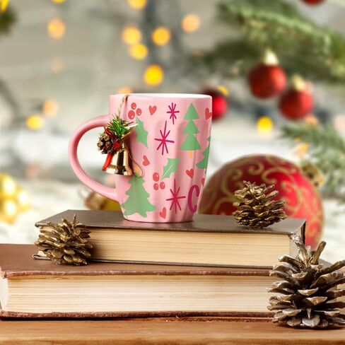 Lyrow 12 Sheets Christmas UV DTF Cup Transfer Transfer for Glass XMAS FRES ON TRANSFERS TRANSFEL in Kuwait