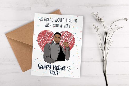 BALOR,The Duke Birthday Card Bridgerton funny birthday card for her happy birthday custom greeting card for him best friend birthday (The Queen- Flawless) in Saudi Arabia