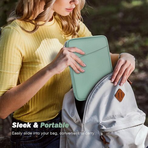 MoKo 6-7" Kindle Sleeve Bag for 7" Kindle Colorsoft Signature Edition, All-New 6" Kindle 11th Gen 2022/10th Gen 2019/8th Gen 2016, 6.8" Kindle Paperwhite 11th/10th Gen 2021/2018, Lilac in Saudi Arabia
