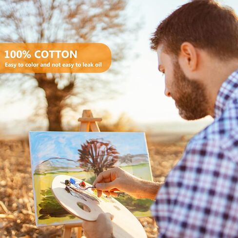 Canvas for Painting 20X25cm, 5 Packs Cotton Acid-Free Blank Canvas Board for Acrylic Paint, Oil Paint & Wet Water Art Media, Hobby Painters and Beginners in Saudi Arabia