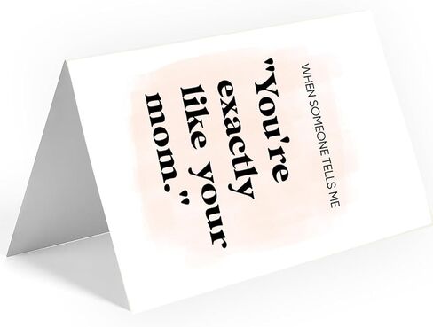 Funny Birthday Card&Gift for Mom Stepmother, Cute Mothers day Card Gifts from Son Daughter Kids, Humor Best Mum Birthday Card, Happy Mothers Day Card Gift for Mom Mommy Mother Stepmom Mama in Kuwait