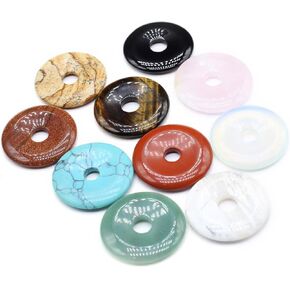 5PCS Crystal Agate Natural Semi Precious Stone Random Color Large Hole Beads DIY Bracelet Jewelry Accessories Gift