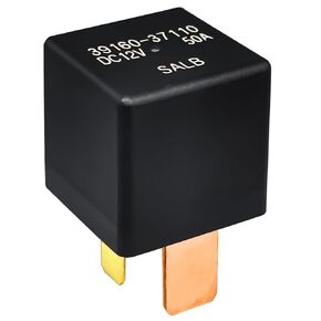 Relay 39160-37110, DC12V 50A 4 Pins Automotive Car Relay - Compatible for Hyundai Vehicles Power Relay Assembly