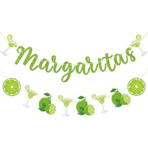 Firefairy Margarita Banner, Pre-strung Margarita Decorations, Margarita Baby Shower Decor, Margarita Bridal Shower Banner, Mexican Bachelorette Decorations