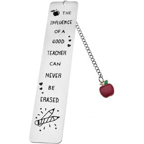 Teacher Appreciation Bookmark Gifts for Women Men Teacher Graduation Retirement Gifts for Her Him Christmas Birthday Gift for Teachers from Student Class Teacher's Day Gifts Book Marks