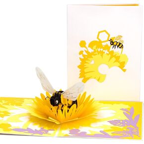 RIBBLI BEE & FLOWER THERMENTER TER TER CARD FOR BIRDY MOTHERS ATHORN
