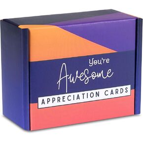 40 Inspirational You Are Awesome Cards - Motivational and Just Because Cards with Thoughtful Messages, Encouragement Gifts, Positive Affirmations, Thoughtful Gifts