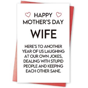 Funny Poem Mother's Day Card for Daughter-In-Law, Romantic Mother's Day Card from Mother In Law, Happy Mother's Day to My Beautiful Daughter In Law