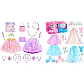 فساتين الأميرة UP LED FARY COSTUME PRINCESS Dress Up Shoes