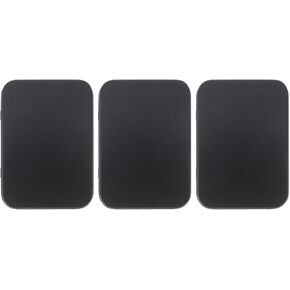 3pcs Rectangular Iron Storage Box Multi-purpose Storage Container with Sealed Lid for Cards Diaries and More Lightweight Portable Organizer for Home and Travel