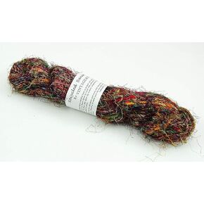 100 جرام/ 1 skein المعاد تدويره حرير الغزل الحرير يدوي يدوي يدوي - multicolor