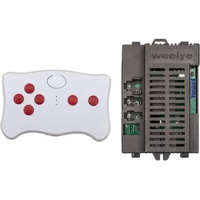 Weelye RX98 24V 2.4G تحكم جهاز التحكم عن بُعد في Bluetooth ومستقبله للأطفال ركوب على الألعاب ، وملحقات لوحة التحكم 24V مربعًا للأطفال.
