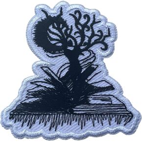 تصحيح شبح Bookish ، الحجم 3 "تصحيح الحديد أو خياطة على بقع لحقائب الظهر جينز القبعات ، القراءة ، قراءة بقع الكتب تطريز المغامرة ، بقع أكياس الكتب ، هدية لعشاق الكتب