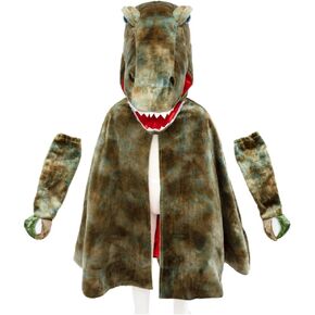 Great Pretenders Grandasaurus T-Rex Cape W/Claws ، زي ديناصور للأطفال