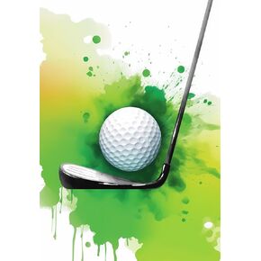 DIY 5D Diamond Art Painting Golf 12x16 inch. جولة كاملة الحفر التطريز حجر الراين لتزيين الجدار المنزلي
