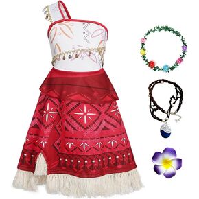 Princess Dress Up for Girls Ocean Adventure Costume Girls Play Play Outfit Playwear Dresses Birthday Christmas Presents