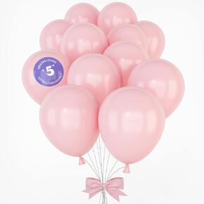 HOUSE OF PARTY Pastel Yellow Party Balloons - 100 Pcs | 5 Inch Single Color Latex Balloons for Easter Party Decorations, Graduation, Wedding, Baby Shower, Bachelorette Party, Kids Birthday Decorations