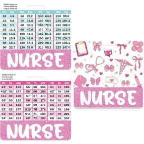2 PCS CNA Budge Buddy ، Pink Bow Badge Card Fenizontal and Adganting Padge Budde W/ALDE in Kuwait