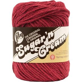 Sugar & Cream Yarn by Bernat, Country Red by Lily Sugar'n Cream
