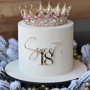 حلوة 18 كعكة القبعات العليا -ديكورات كعكة عيد ميلاد سعيد 18th ، ديكور الكعكة الثامن عشر ، هتافات إلى 18 سنة عيد ميلاد لوازم حفلة