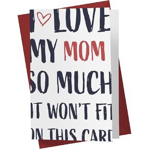 Karto Happy Mother's Day Card, Mothers Day card, Ideal Happy Mothers Day Card - Mother's Day Card From Son Daughter This Much Mom
