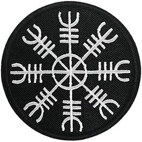 لطيف egishjalmr helmoware talisman progroidered الحديد على الخياطة على التصحيح