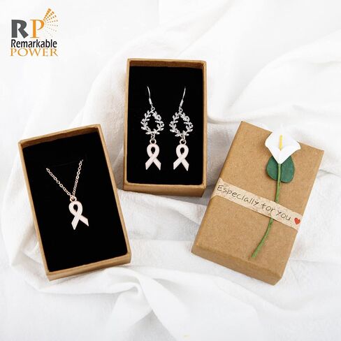 RP Remarkable Power, 160 Pack Breast Cancer Awareness Charms Ribbon Pendants Hope Charm for Jewelry Making in Saudi Arabia