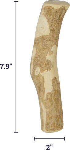 Petstages Coffee Wood Dog Chew Stick - Natural Wood Chew Toy for Light to Moderate Chewers & Indoor Use, Sustainably Sourced, Caffeine-Free, Textured, Medium in Saudi Arabia