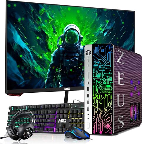 كمبيوتر HP G3 Desktop RGB، معالج Intel Core i5، 16 جيجا DDR4، 1 تيرابايت SSD، GTX 1050 Ti، ماوس لوحة مفاتيح للألعاب، سماعة رأس RGB، Win 10 Pro، أحمر (متجدد) in Kuwait