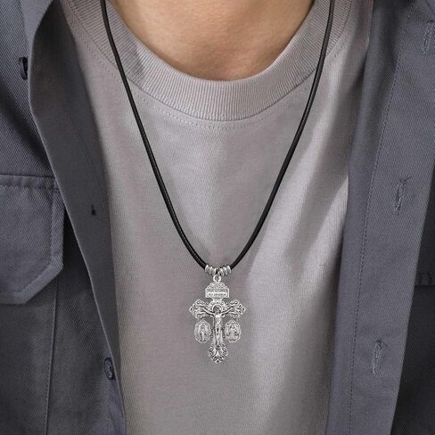 10pcs/20pcs سبيكة التبتية كروز ديل بيردون كاتوليكا كروس سحر العفو الصلب مع سانت بنديكت وميدالية ميلغروسا لصنع المجوهرات DIY in Kuwait