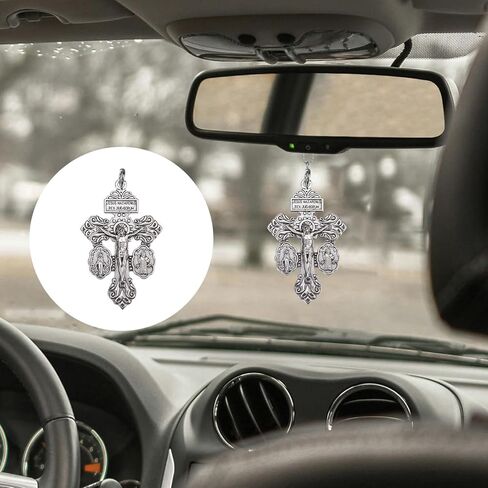 10pcs/20pcs سبيكة التبتية كروز ديل بيردون كاتوليكا كروس سحر العفو الصلب مع سانت بنديكت وميدالية ميلغروسا لصنع المجوهرات DIY in Kuwait