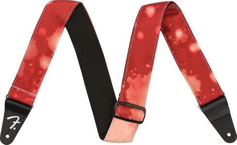 Fender Tie Dye Acid Wash Guitar Strap, Red in Saudi Arabia