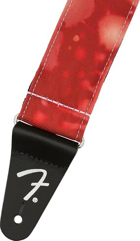 Fender Tie Dye Acid Wash Guitar Strap, Red in Saudi Arabia