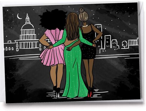 Red and White notecards |Women Empowerment | Sorority Inspired in Kuwait