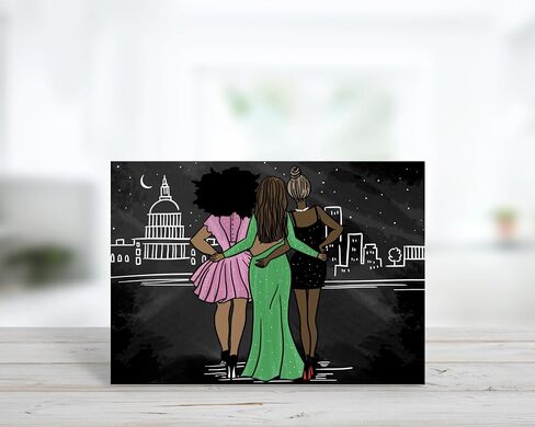 Red and White notecards |Women Empowerment | Sorority Inspired in Kuwait