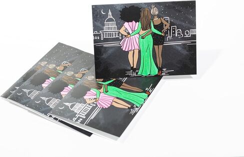Red and White notecards |Women Empowerment | Sorority Inspired in Kuwait