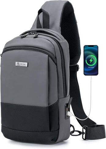 حقيبة حبال مضادة للسرقة للنساء والرجال حقائب كروسبودي حقيبة ظهر بحمالة الصدر Daypack حقيبة كتف جلدية PU للسفر في الهواء الطلق حقيبة رياضية غير رسمية in Kuwait