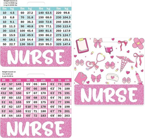 2 PCS CNA Budge Buddy ، Pink Bow Badge Card Fenizontal and Adganting Padge Budde W/ALDE in Kuwait